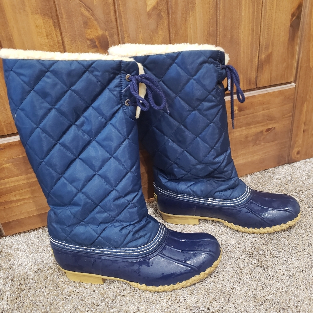 LL Bean shealing lined duck boots